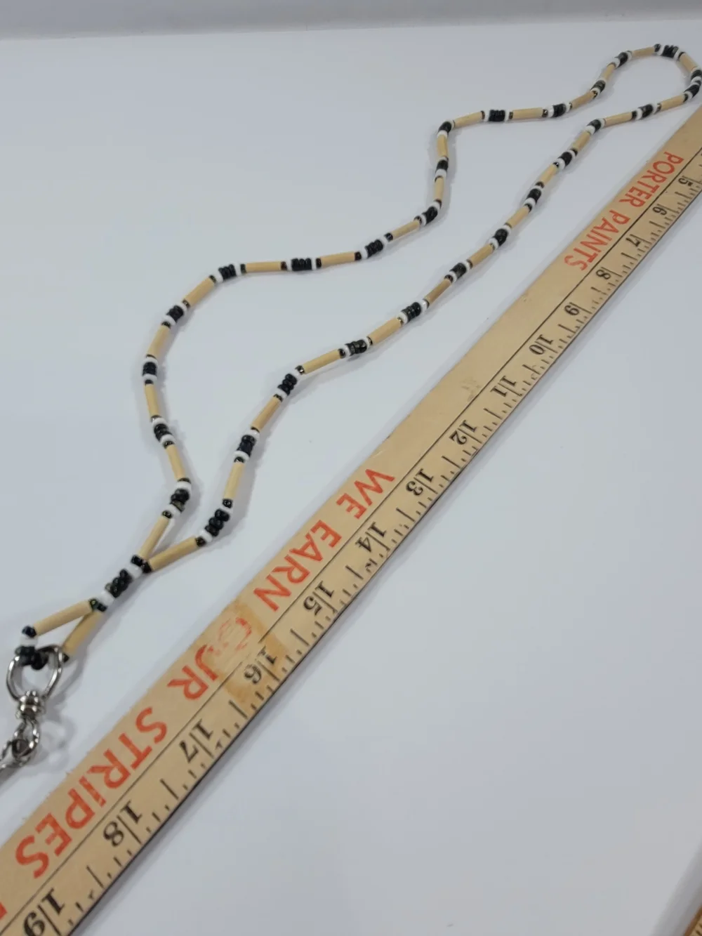 Handmade Tulsi Kanthi Mala Beaded Lanyard